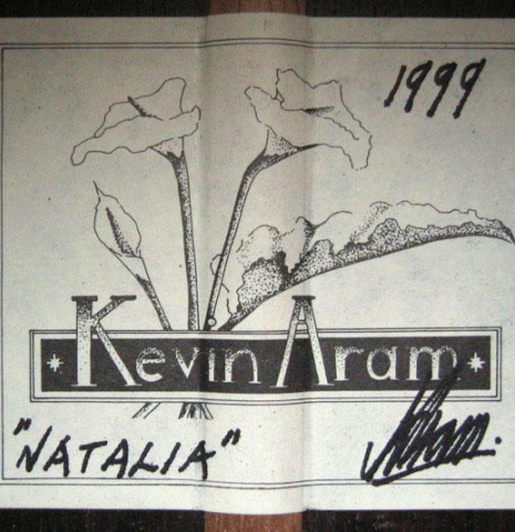 1999 Kevin Aram &quot;Natalia&quot; CD/CSAR