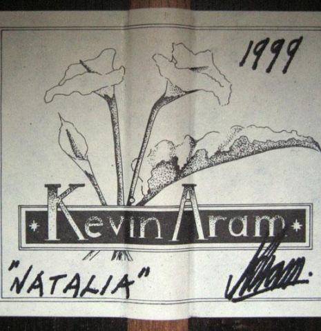 1999 Kevin Aram "Natalia" CD/CSAR