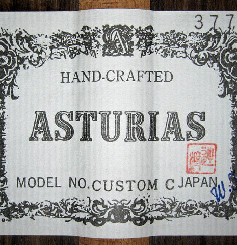 Asturias &quot;Custom C&quot; CD/IN