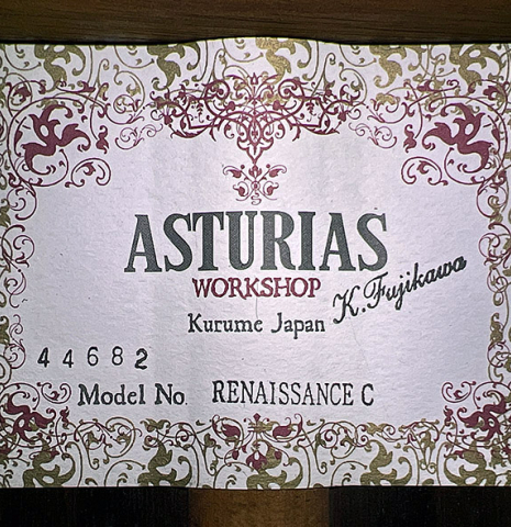 2022 Asturias &quot;Renaissance C&quot; CD/IN