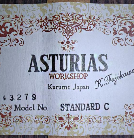 2018 Asturias "Standard C" CD/IN