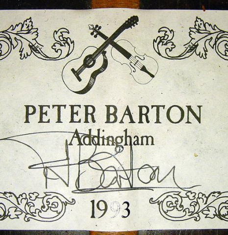 1993 Peter Barton "8-String" SP/CSAR