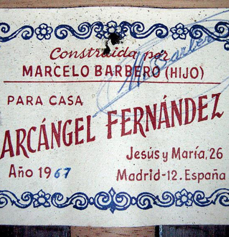 1967 Marcelo Barbero (Hijo) SP/IN