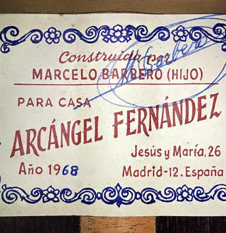 1968 Marcelo Barbero (Hijo) SP/IN