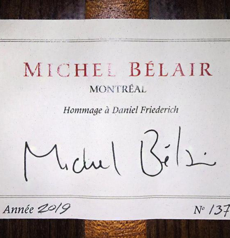 2019 Michel Belair &quot;Hommage a Daniel Friederich&quot; CD/IN