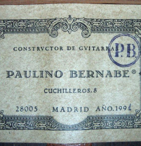 1994 Paulino Bernabe "Imperial" SP/CSAR