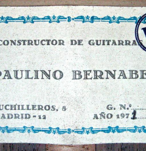 1971 Paulino Bernabe CD/IN