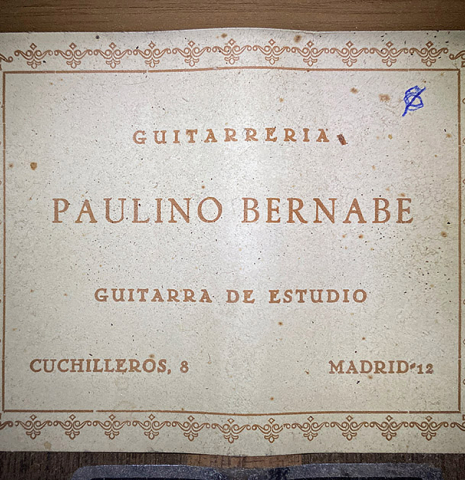1976 Paulino Bernabe "Estudio" CD/MH