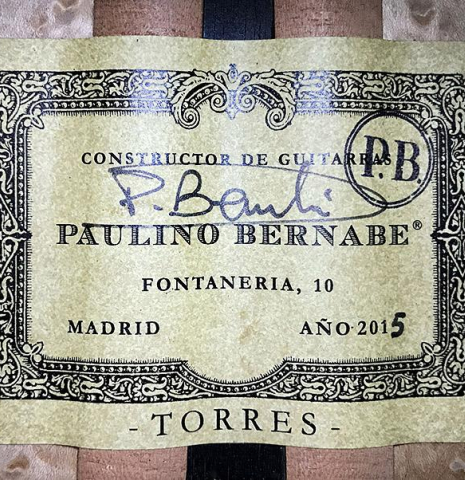 2015 Paulino Bernabe "Torres" SP/MP