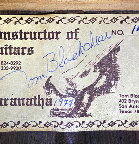 1977 Tom Blackshear SP/CSAR