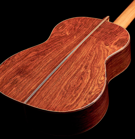 This is the CSA rosewood back of a 2022 Edmund Blöchinger SP/CSAR classical guitar