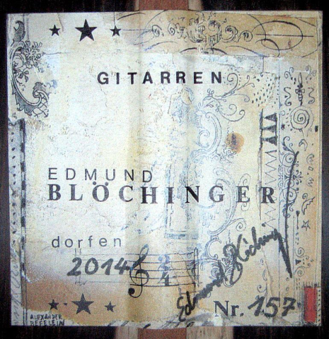 2014 Edmund Blöchinger "Llobet" SP/CSAR
