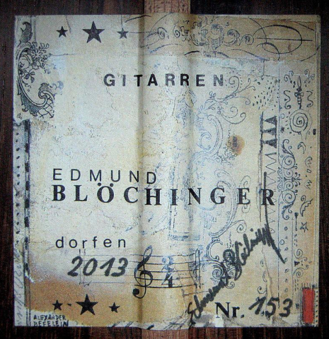 2013 Edmund Blöchinger "Llobet" SP/CSAR
