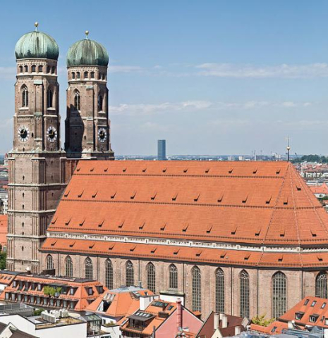The Munich Frauenkirche as it looks today