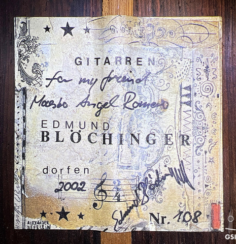 2002 Edmund Blöchinger CD/CSAR (ex Angel Romero)