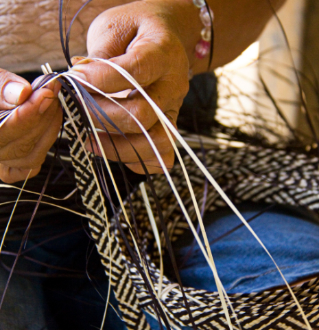Weaving crafts of the Zenú native American culture in the Colombian Caribbean region