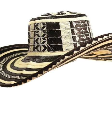 Woven hat of the Zenú native American culture in the Colombian Caribbean region
