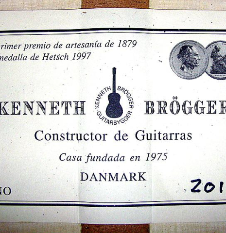 2011 Kenneth Brogger SP/MP