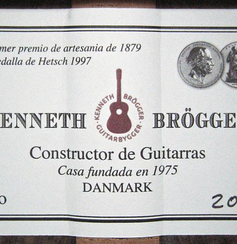 2012 Kenneth Brogger "Stradivarius" SP/CSAR