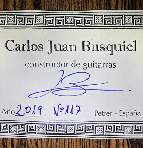 2019 Carlos Juan Busquiel SP/BO