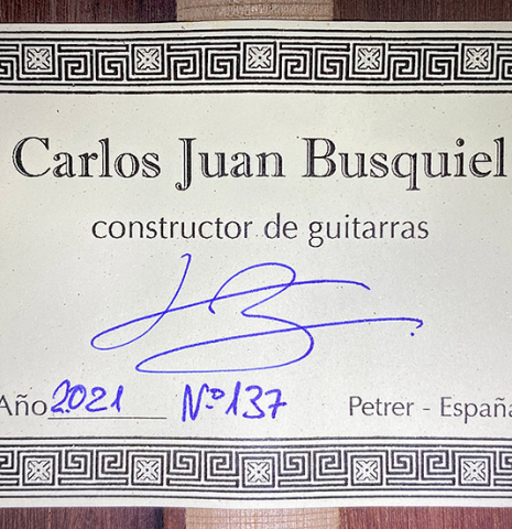 2021 Carlos Juan Busquiel CD/AR