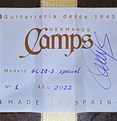 2022 Hermanos Camps "CL20-S" SP/AR