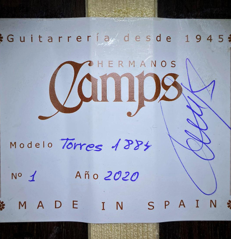 2020 Hermanos Camps "Torres" SP/CSAR