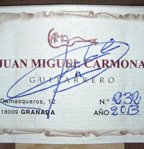 2013 Juan Miguel Carmona CD/CSAR