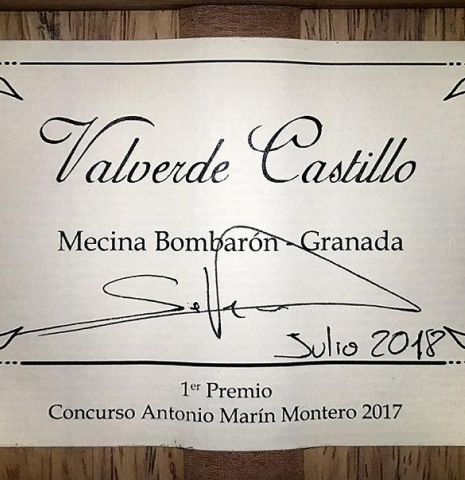 2018 Sergio Valverde Castillo SP/CO