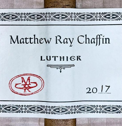 2017 Matthew Chaffin SP/MP