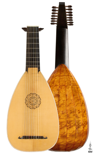 1997 Brian Cohen "8-Course Renaissance Lute" SP/MP