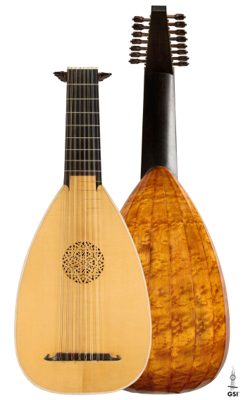 1997 Brian Cohen "8-Course Renaissance Lute" SP/MP
