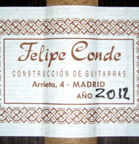 2012 Felipe Conde "CE 4" CD/IN