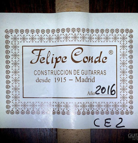 2016 Felipe Conde "CE 2" SP/CO
