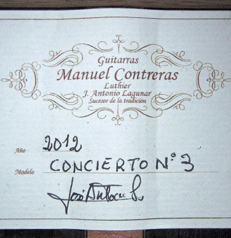 2012 Manuel Contreras "N-3" CD/IN