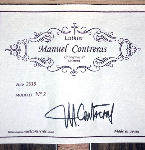 2015 Manuel Contreras "N-2" SP/ZR