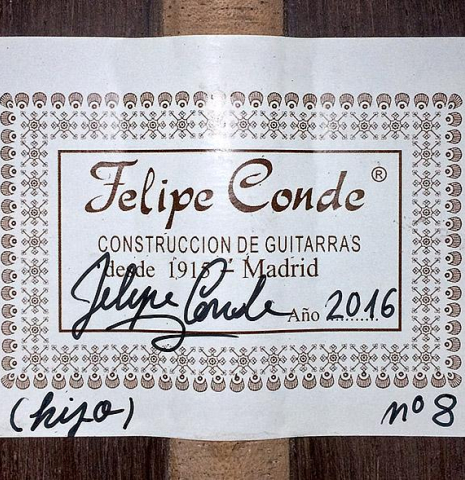 2016 Felipe Conde Crespo CD/AR