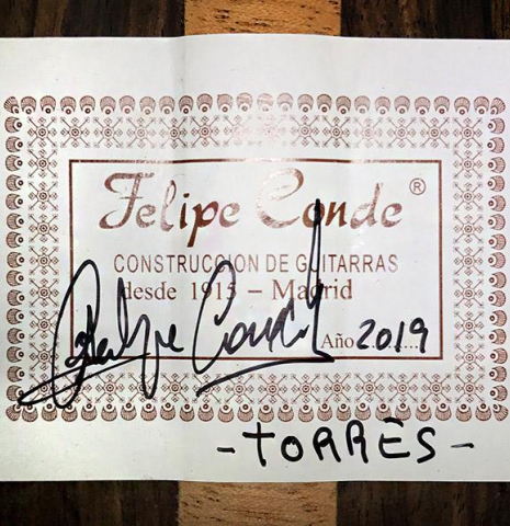 2019 Felipe Conde "Torres" SP/GE