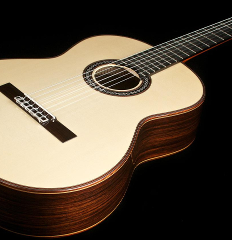 The front and sides of Cordoba C10 Classical Guitar