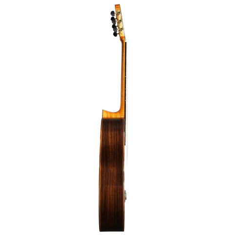 The side of Cordoba C10 classical guitar