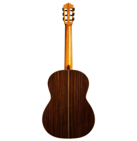 The back of Cordoba C10 classical guitar