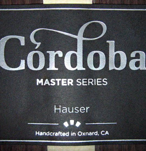 2015 Cordoba Guitars Master Series "Hauser" SP/IN