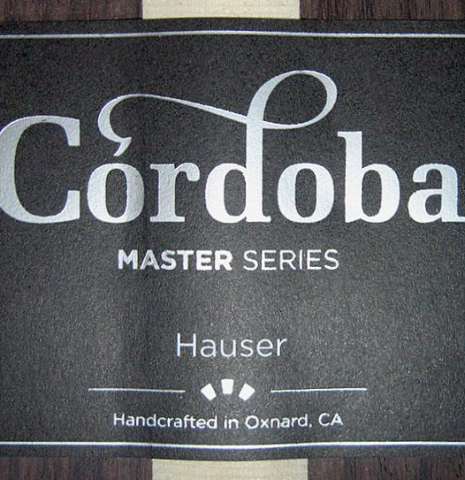 Cordoba Guitars Master Series &quot;Hauser&quot; SP/IN