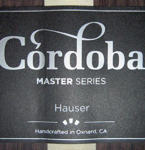 Cordoba Guitars Master Series "Hauser" SP/IN