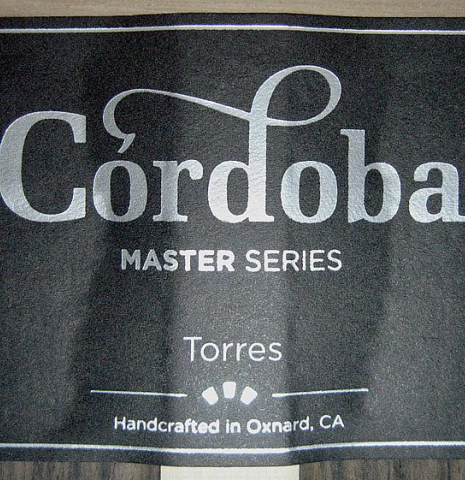Cordoba Guitars Master Series "Torres" SP/IN