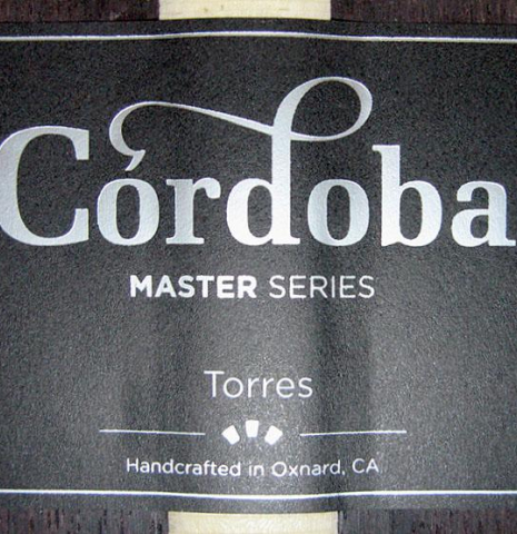 2015 Cordoba Guitars Master Series "Torres" SP/IN