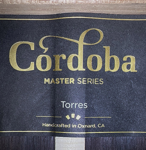 Cordoba Guitars Master Series &quot;Torres&quot; SP/IN