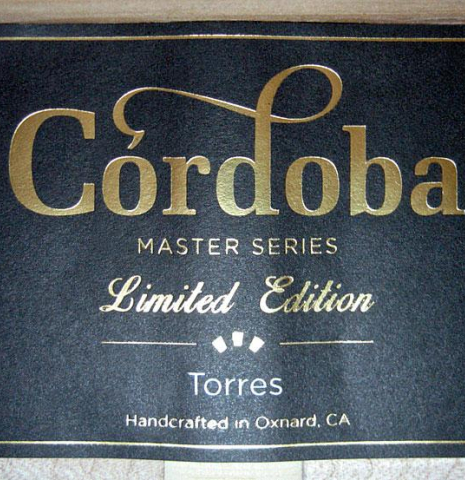 2014 Cordoba Guitars Master Series "Torres" SP/MP