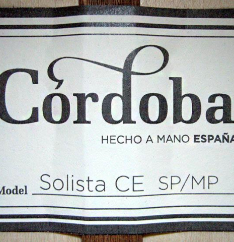 Cordoba "Solista CE" SP/MP