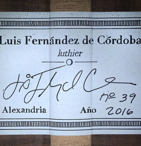2016 Luis Fernandez de Cordoba SP/WN